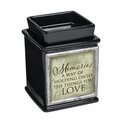 Dicksons Dicksons IW21BK Memories Holding Love Interchangeable Fragrance Wax or Essential Oil Warmers - Black IW21BK